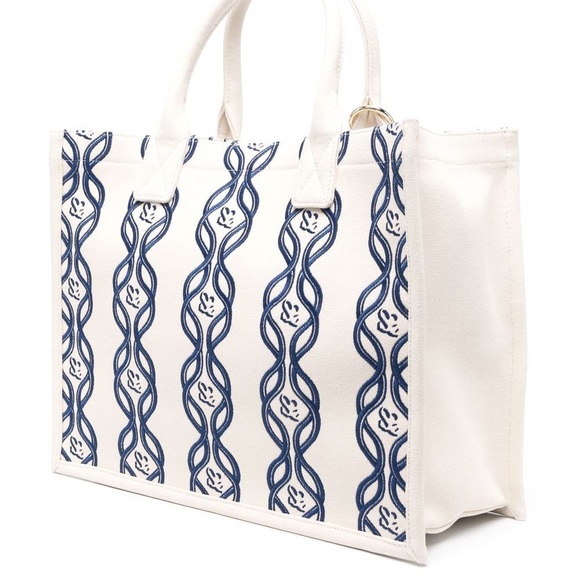 SANDRO monogram-printtote bag NWT - Picture 6 of 8